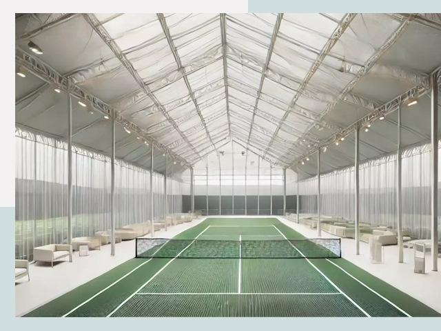 Строительство теннисных кортов в Назрани