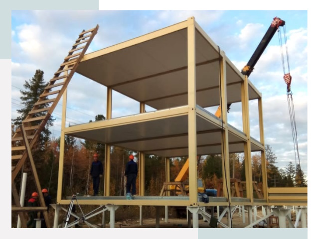 Строительство модульных здания Назрань