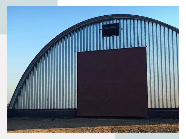 Бескаркасные ангары в Назрани