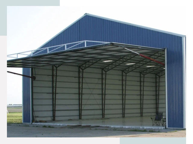 Прямо стенные ангары в Назрани