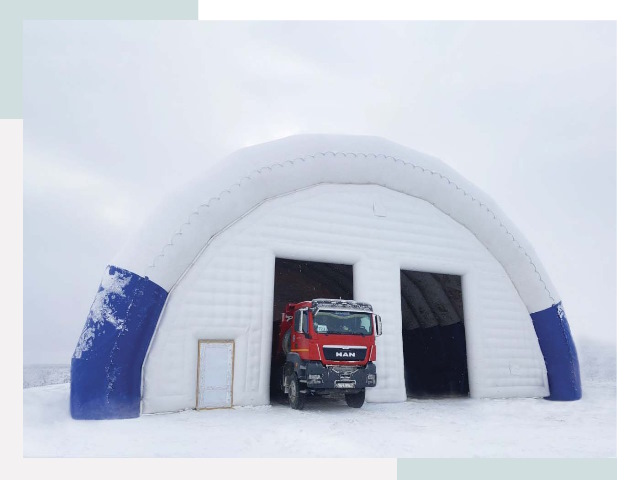 Мобильные ангары в Назрани