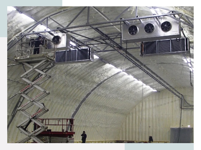 Оснащение ангаров в Назрани