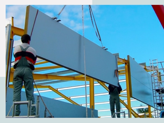 Монтаж сэндвич-панелей в Назрани от 616 руб.