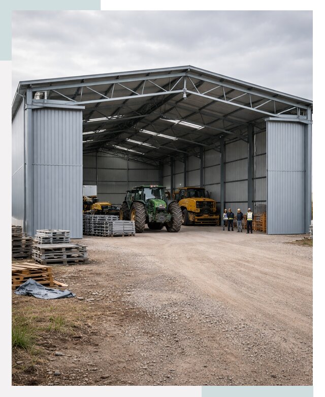 Ангары для сельхозтехники в Назрани от 20544 р. | СтальСтрой-Нзр