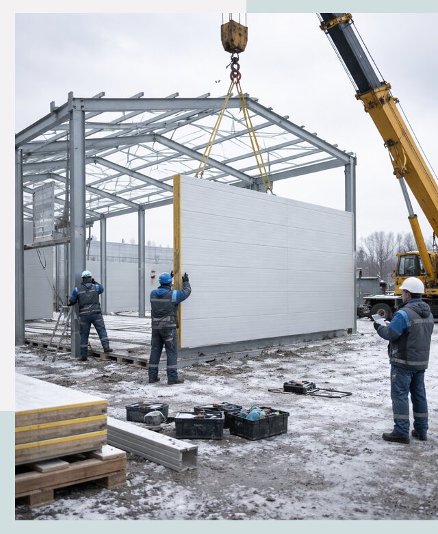 Строительство холодильных складов под ключ в Назрани