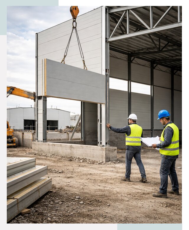 Склад из сэндвич панелей под ключ в Назрани от 9758 р. | СтальСтрой-Нзр