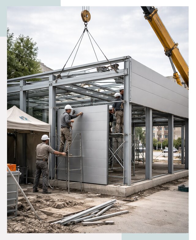 СтальСтрой-Нзр: торговый павильон под ключ в Назрани от 35952 р.