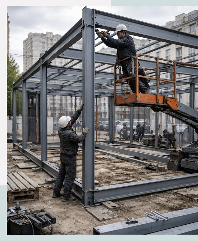 Строительство и монтаж торговых павильонов под ключ в Назрани