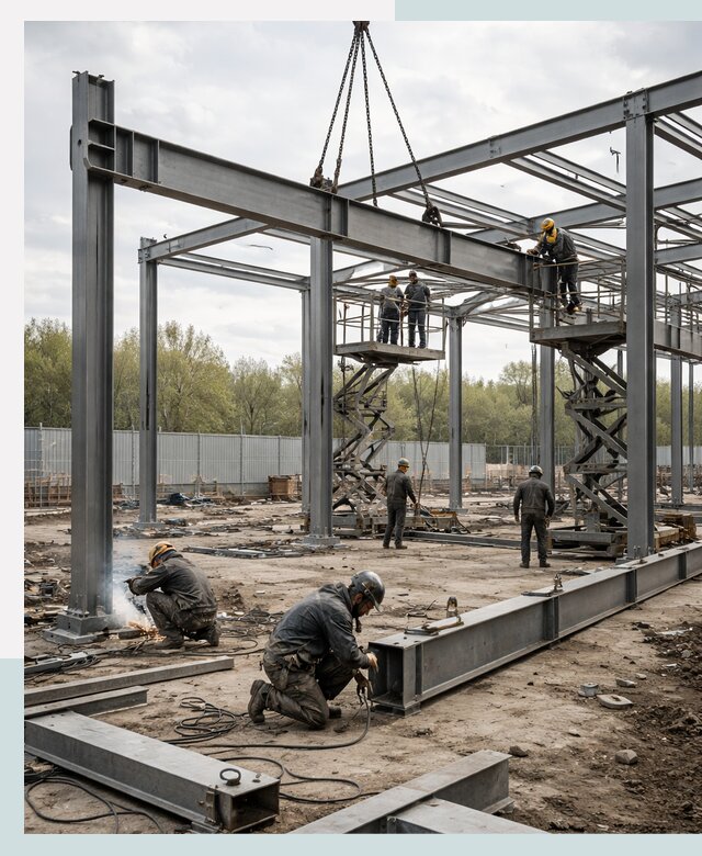 Строительство выставочных павильонов из металлоконструкций в Назрани