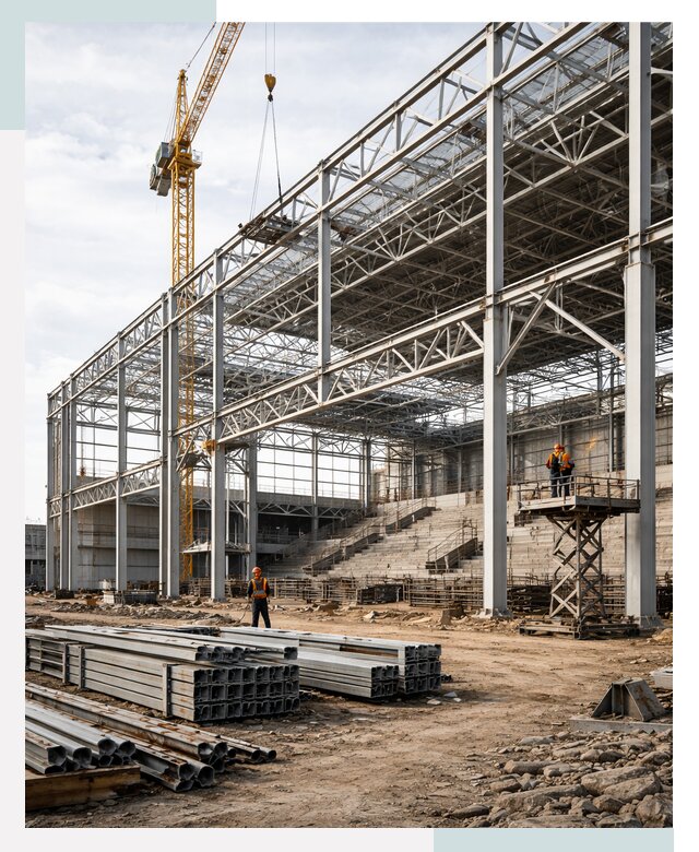 Строительство спортивных комплексов в Назрани от 30816 р. | СтальСтрой-Нзр